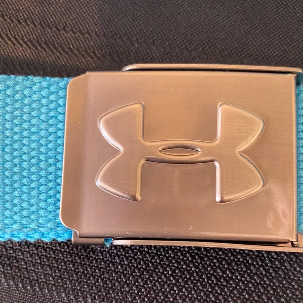 Under Armour Bright Blue Kids Belt with Metallic Buckle